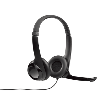 Logitech H390 USB Headset with noise-cancelling mic, ideal for bulk school headphones and online education.